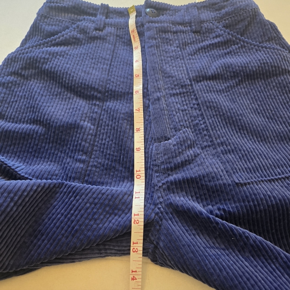 Rolla's Francoise Corduroy Pants In Electric Blue Size 6 - Picture 10 of 14